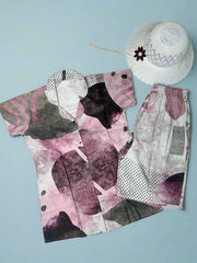 Slipora Short co-ord set- Purple