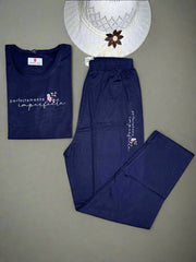 Tencel Night Suit- Warm Blue