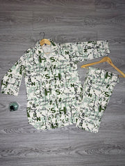 Linen Cotton Women Co-ord Set – Printed fit