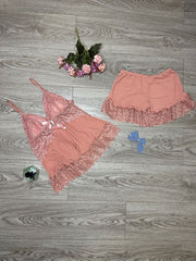 Cami set  – Onion pink