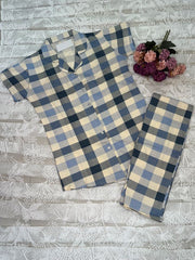Checked Night Suit For Women