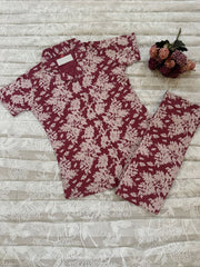 Floral night suit for women