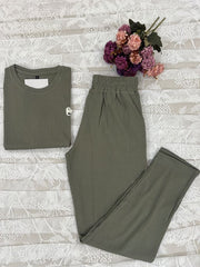 Stylish Olive Green Co-ord Set
