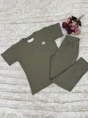 Stylish Olive Green Co-ord Set