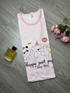Cartoon Printed Long T-shirt