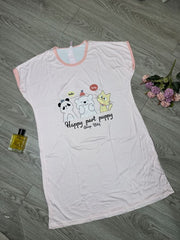 Cartoon Printed Long T-shirt