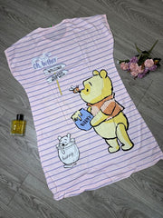 Cartoon Printed Long T-shirt