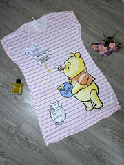 Cartoon Printed Long T-shirt