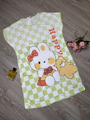 Kitty Printed Long T-shirt
