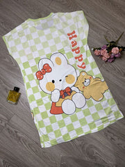 Kitty Printed Long T-shirt