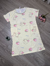 Rabbit Print Long T-shirt