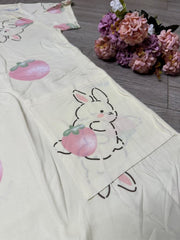Rabbit Print Long T-shirt