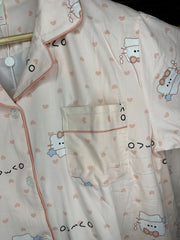 Kitty Printed Premium Pyjama Set