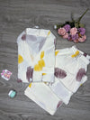 Trendy Nightwear Set-Off White