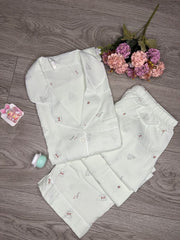 Premium Crush Nightwear Set -Mint