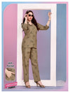 Linen Cotton Women Co-ord Set – Brown fit