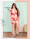 Slipora Short co-ord set-Orange yellow